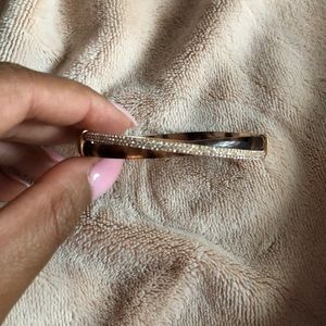 Michael Kors Paved Crystal Rose Gold Bracelet